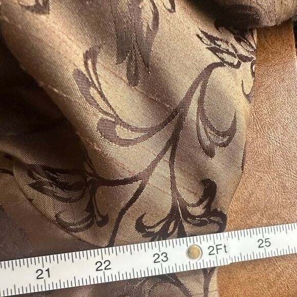 Jessica Howard Brown 20W Brocade Cropped
Open Bell Sleeve Holiday Jacket - Picture 6 of 7